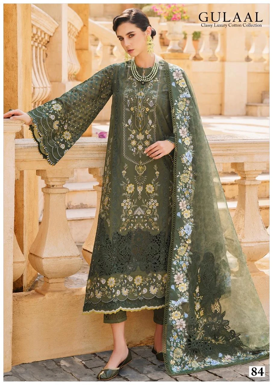 Gulaal Classy Luxury Cotton Collection Vol 9 Pure Cotton Wholesale Pakistani Salwar Suit Catalog — Wholesale Salwar Suits, MPA wholesale from Surat — view 18